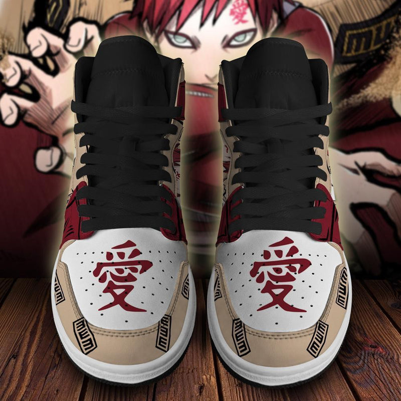 Gaara J1 Sneakers Anime Sand Skill Costume