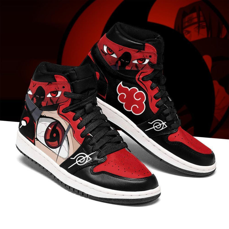 Akatsuki Itachi Sharingan J1 Sneakers Anime