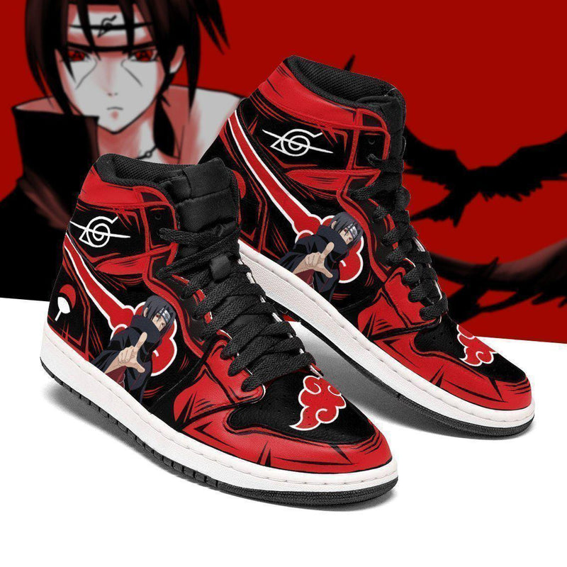 Akatsuki Itachi Pointing Hand J1 Sneakers Custom Shoes