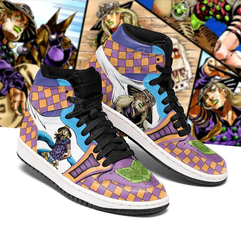 Gyro Zeppeli J1 Sneakers Anime