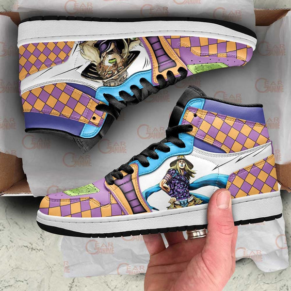 Gyro Zeppeli J1 Sneakers Anime