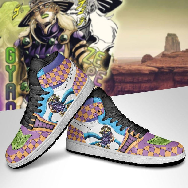 Gyro Zeppeli J1 Sneakers Anime