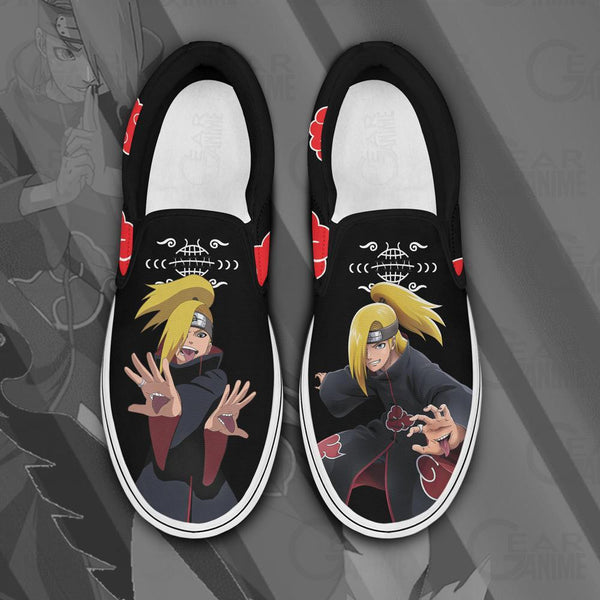 Akatsuki Deidara Slip-On Shoes Slip-O