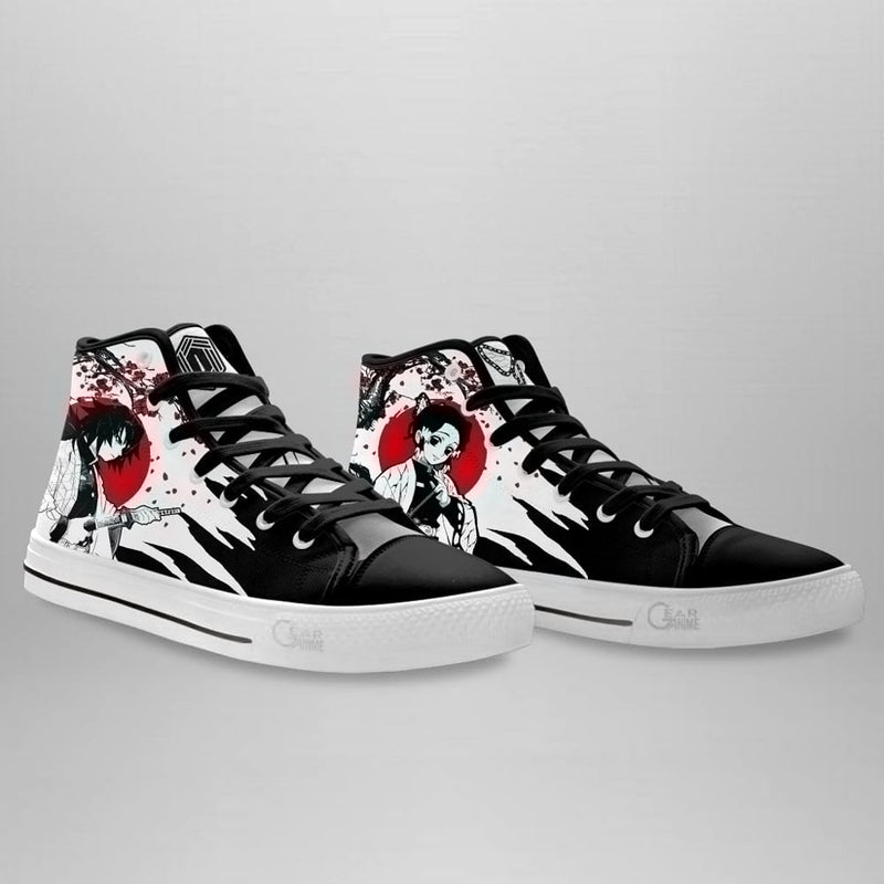 Giyu and Shinobu High Top Shoes