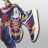 Golden All Might Yz Shoes Uniform Anime TT10