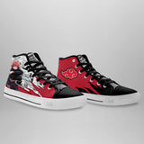 Sasori High Top Shoes Akatsuki Shoes