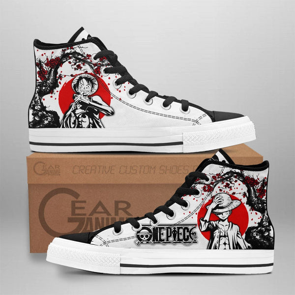 Luffy High Top Shoes