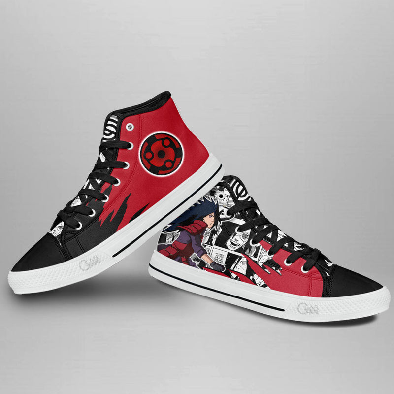 Madara Uchiha High Top Shoes