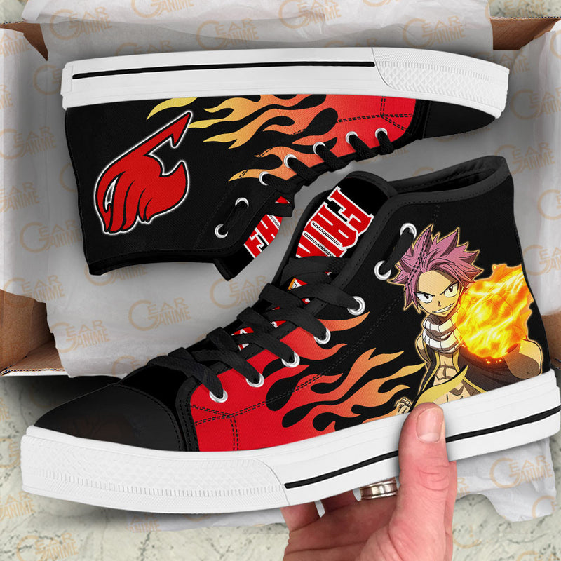 Natsu Dragneel High Top Shoes NTT090