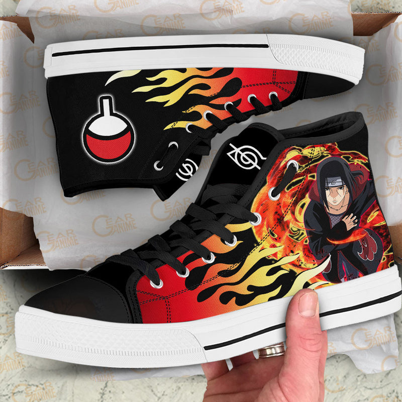 Itachi Uchiha High Top Anime Shoes NTT090