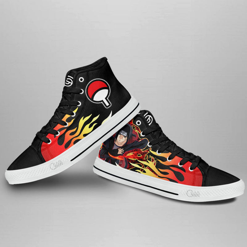 Itachi Uchiha High Top Anime Shoes NTT090