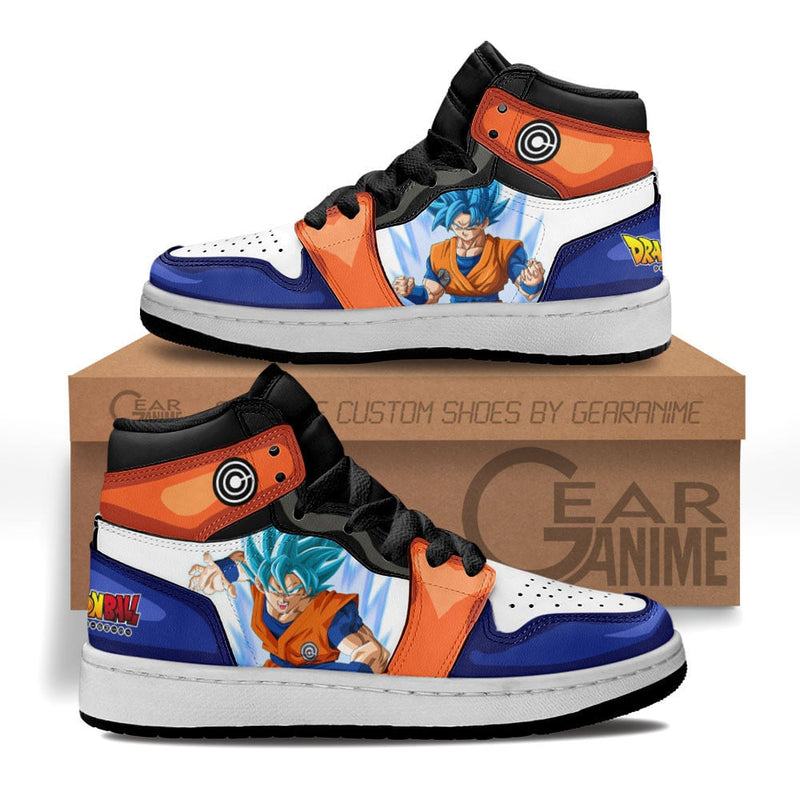 Goku Blue Kids Sneakers MV1701