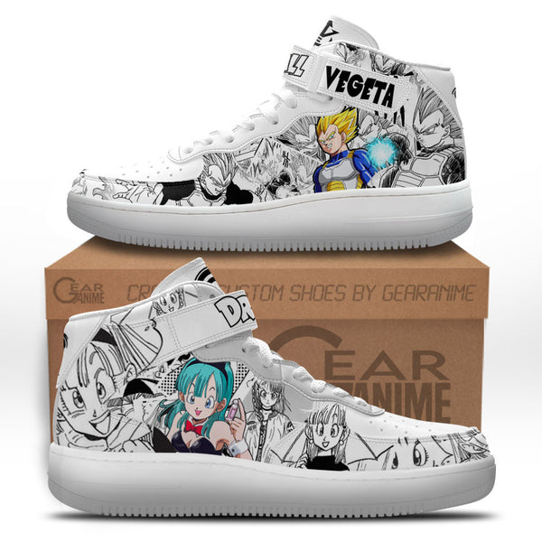 Vegeta and Bulma Air Mid Shoes TT2403