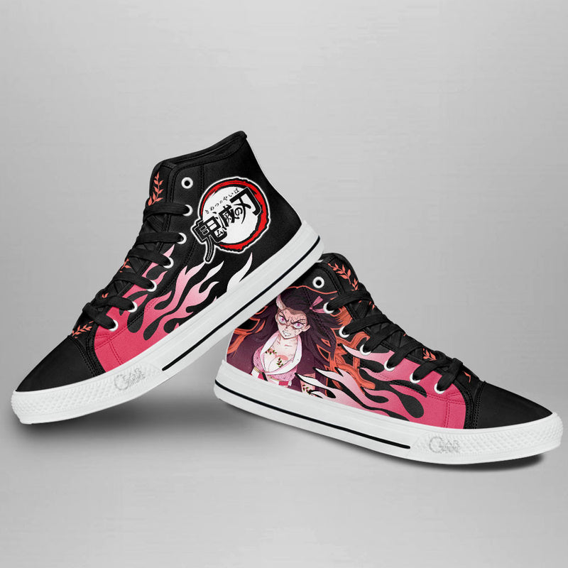 Nezuko Kamado Demon High Top Shoes NTT090