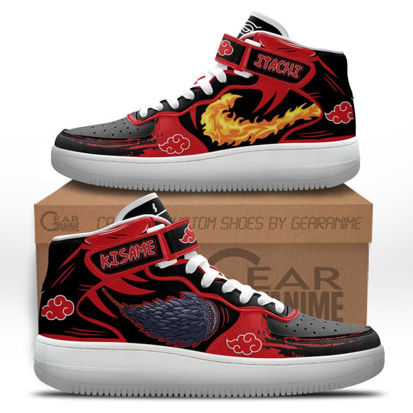 Itachi Uchiha and Kisame Air Mid Shoes MN2203