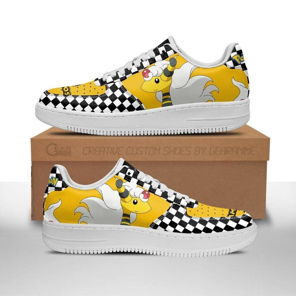 Poke Ampharos Air Sneakers Anime Checkerboard PT07AF