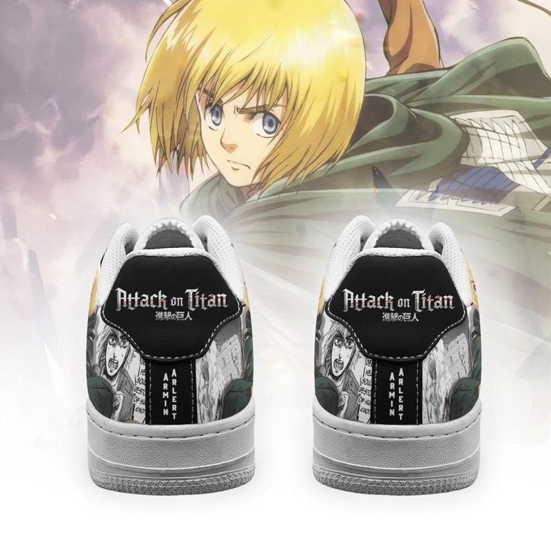 AOT Armin Air Sneakers Anime Shingeki Mixed PT07AF