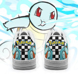 Poke Squirtle Air Sneakers Anime Checkerboard PT0720