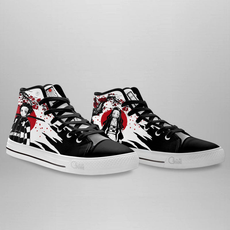 Kamado Brothers High Top Shoes Anime Japan Style