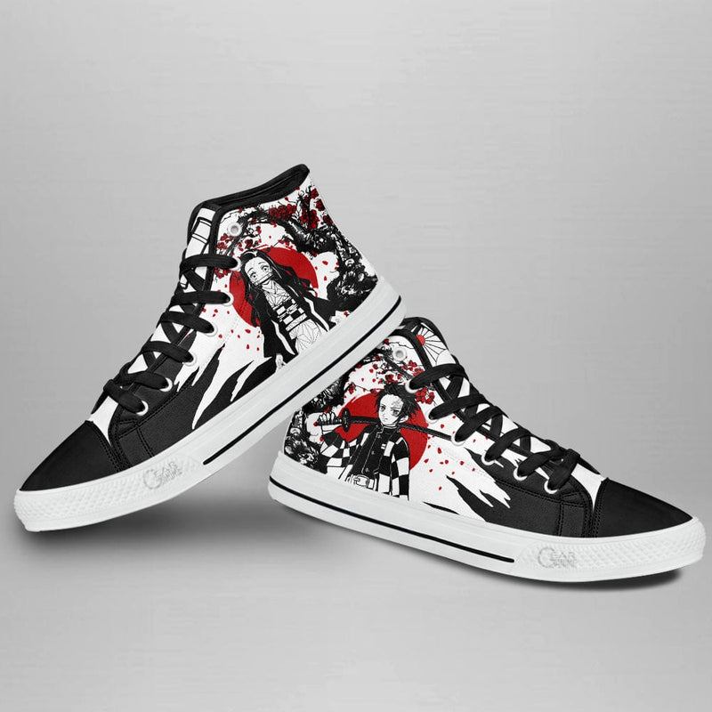 Kamado Brothers High Top Shoes Anime Japan Style