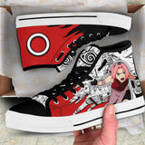 Sakura Haruno High Top Shoes