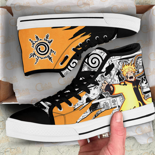 Uzumaki Bijuu Mode High Top Shoes