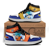 Goku Blue and Vegeta Blue Kids Sneakers MV1701