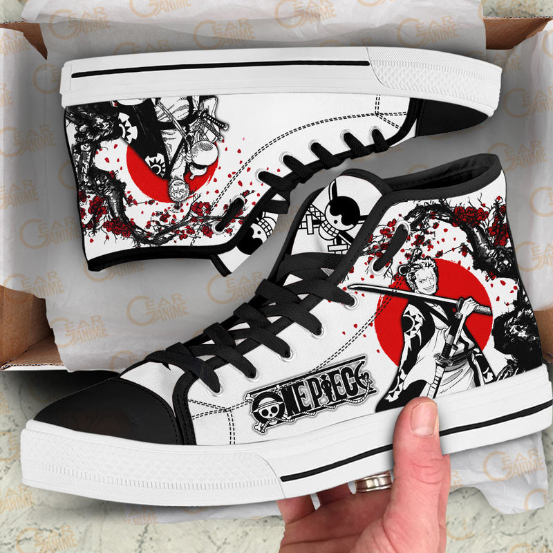 Zoro Wano Arc High Top Shoes Japan