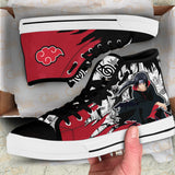 Itachi Uchiha High Top Shoes Akatsuki Shoes