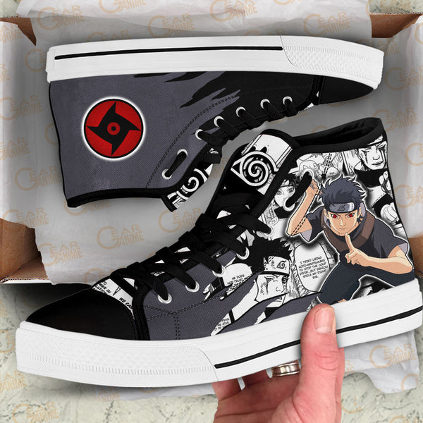 Shisui Uchiha High Top Shoes