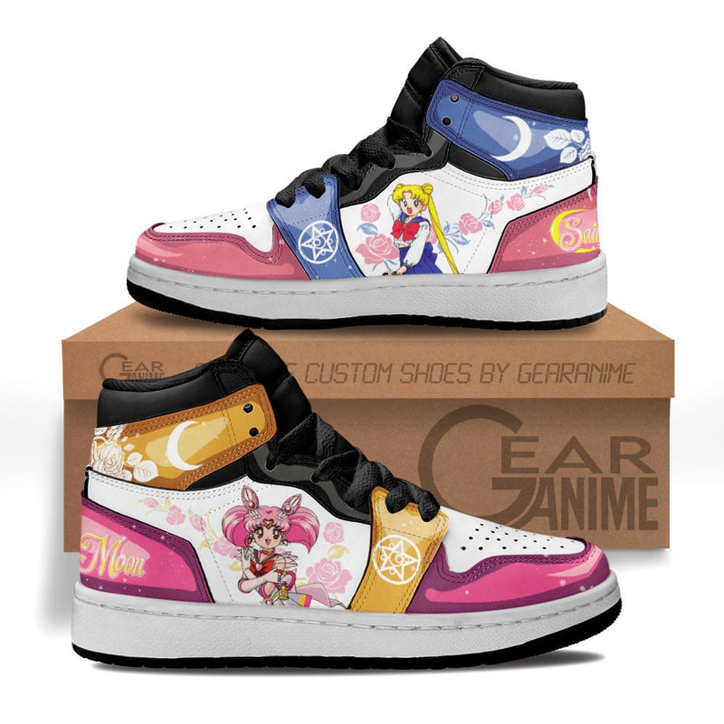 Chibiusa and Usagi Tsukino Moon Kids Sneakers MV0701