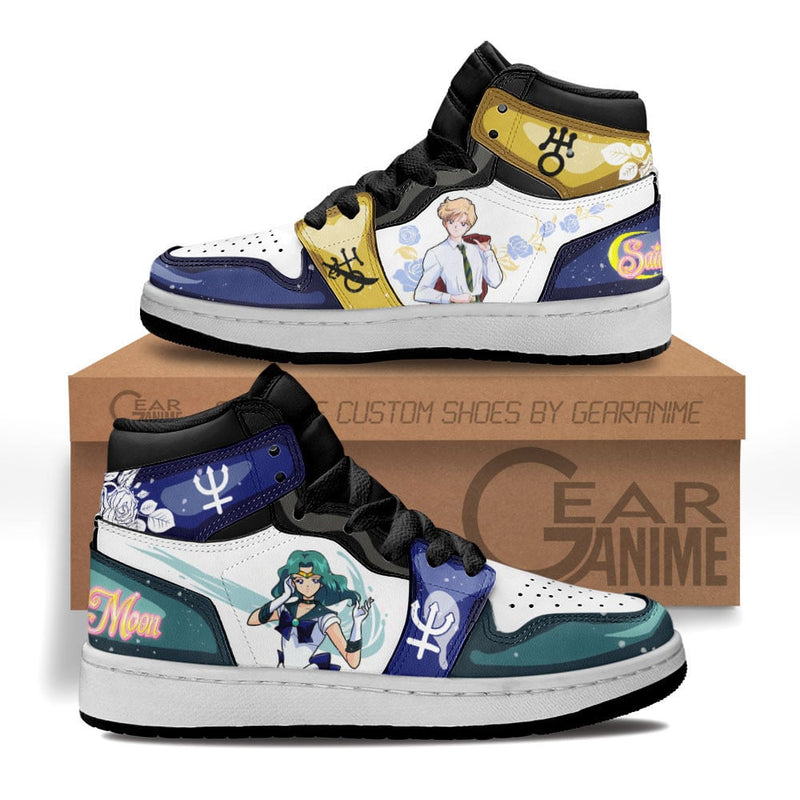 Sailor Uranus Sailor Neptune Kids Sneakers MV0701