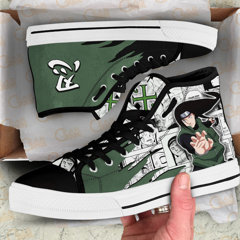 Neji Hyuga High Top Shoes