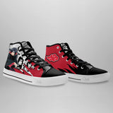 Itachi Uchiha High Top Shoes Akatsuki Shoes