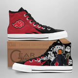 Tobi High Top Shoes Akatsuki Shoes