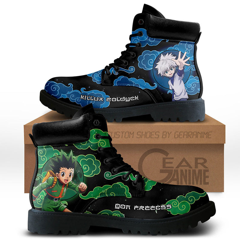 Gon and Killua Boots Shoes Anime Custom