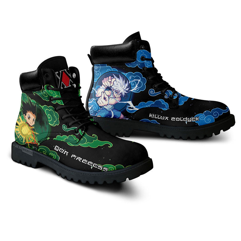 Gon and Killua Boots Shoes Anime Custom