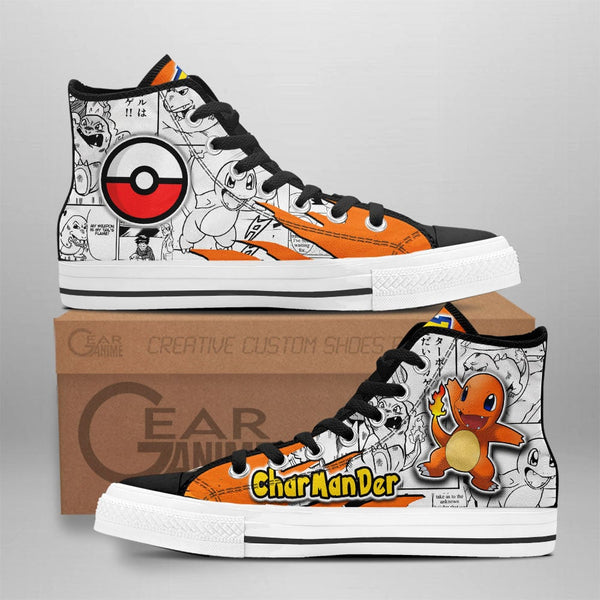 Charmander High Top Shoes