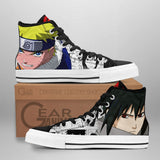 Sasuke Uchiha and Uzumaki High Top Shoes