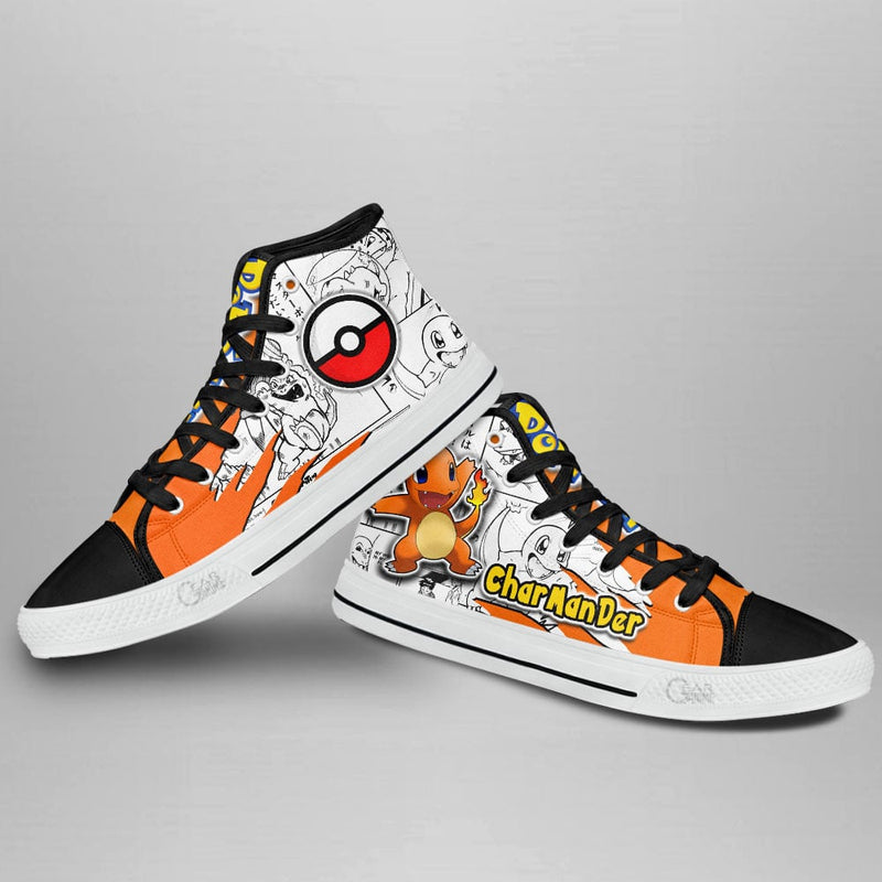 Charmander High Top Shoes