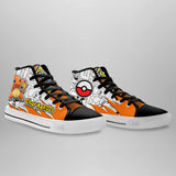 Charmander High Top Shoes