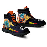 Goku Blue Boots Shoes Anime Custom PT3108