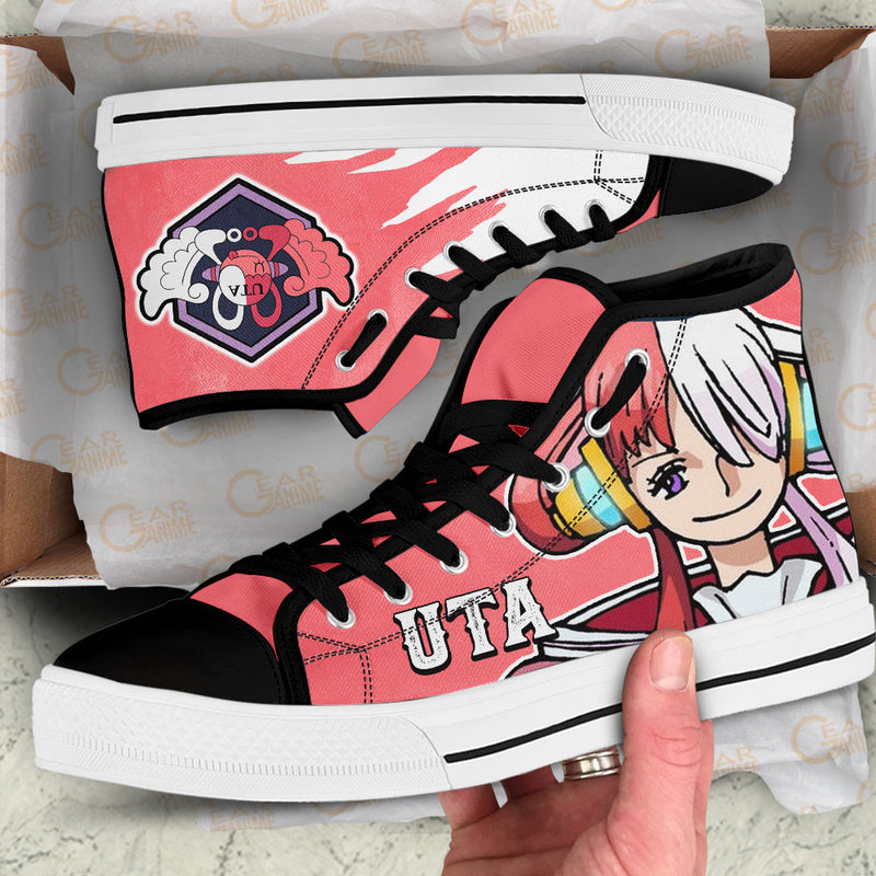 Uta High Top Shoes Red Shoes NTT260