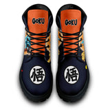 Goku Blue Boots Shoes Anime Custom PT3108