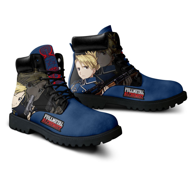 Riza Hawkeye Boots Shoes Anime Custom