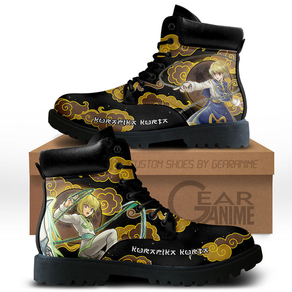 Kurapika Boots Shoes Anime Custom