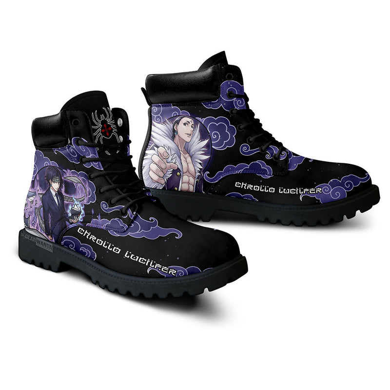 Chrollo Lucilfer Boots Shoes Anime Custom