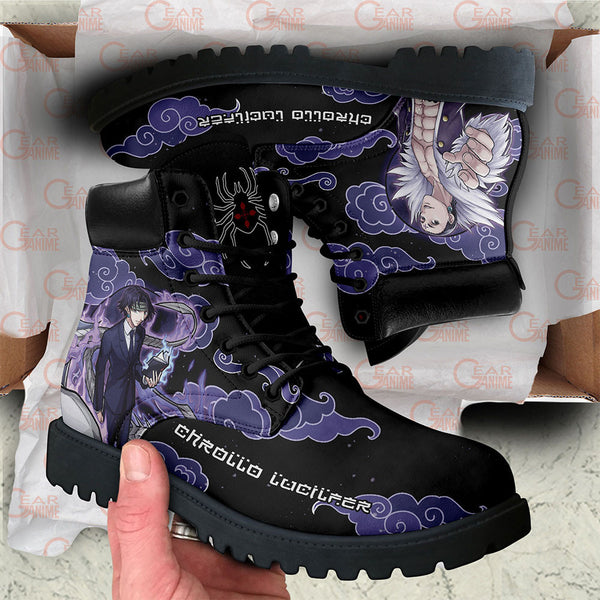 Chrollo Lucilfer Boots Shoes Anime Custom