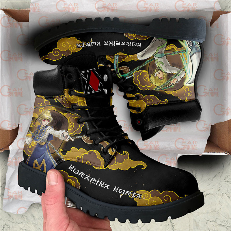 Kurapika Boots Shoes Anime Custom