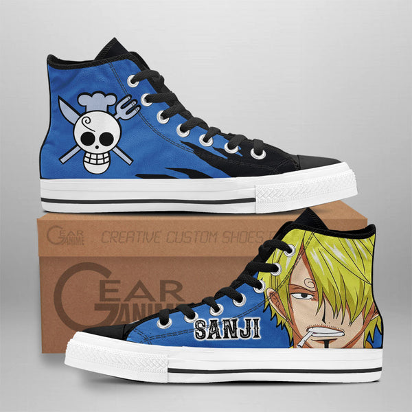 Sanji High Top Shoes Red Shoes NTT260